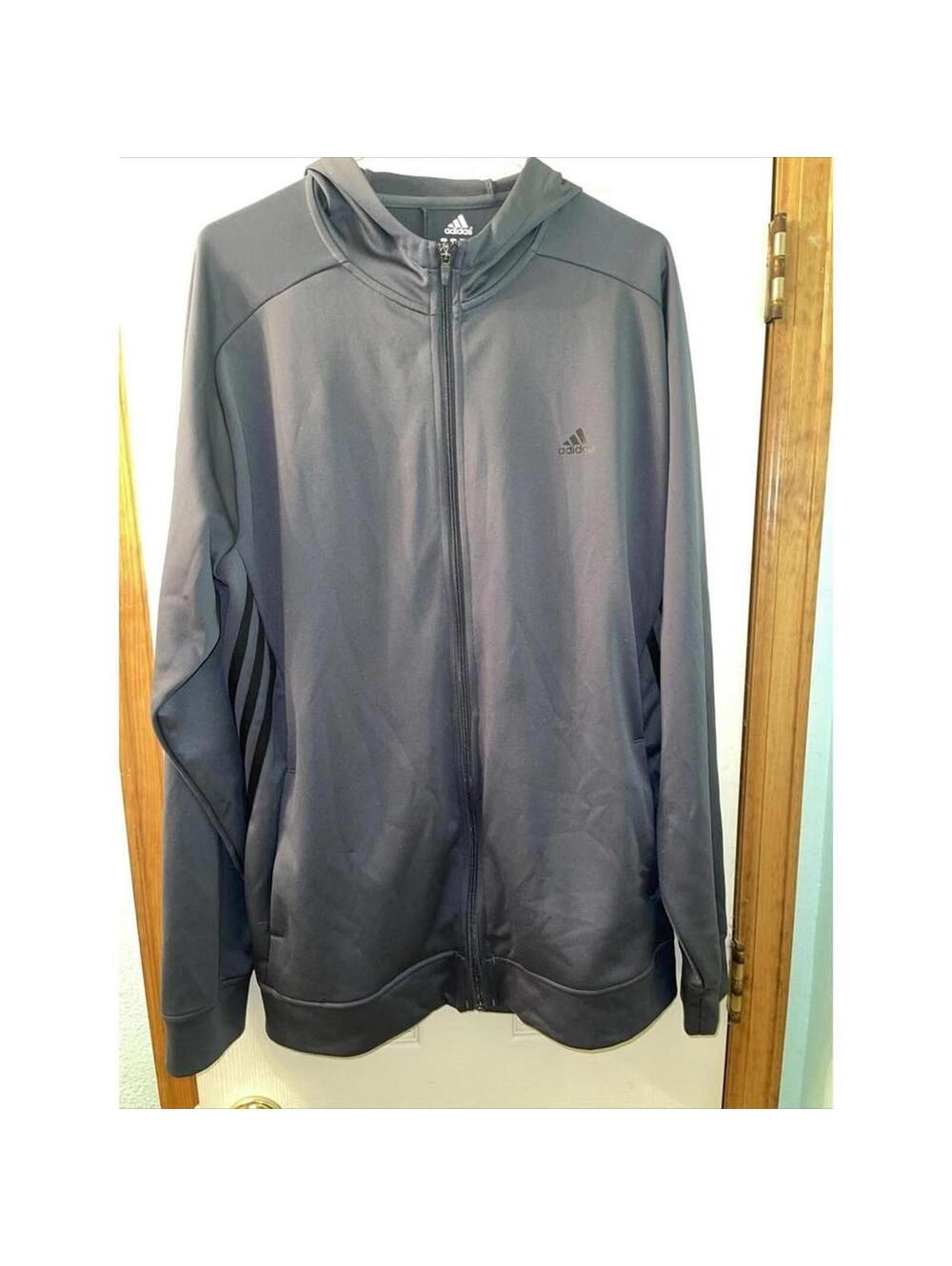 Adidas Men's Performance Zip Hoodie - Size Large